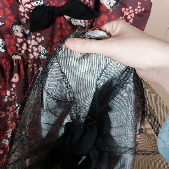 Unique Vintage Betty Boop Dress Size 1X 16 Costume Rare Halloween Crinoline Puff - Picture 5 of 9